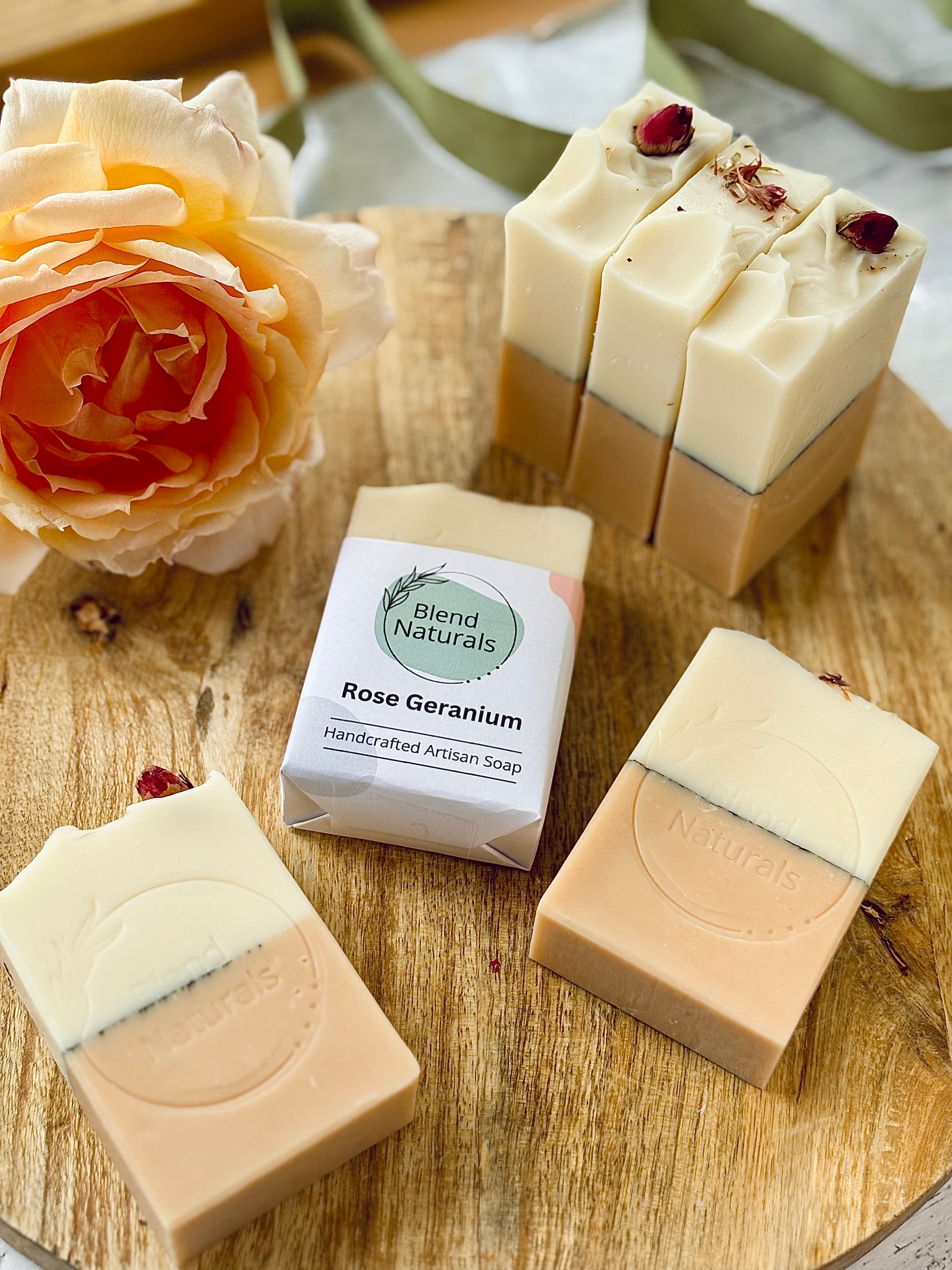 Rose Geranium | Handcrafted Natural Soap Bar