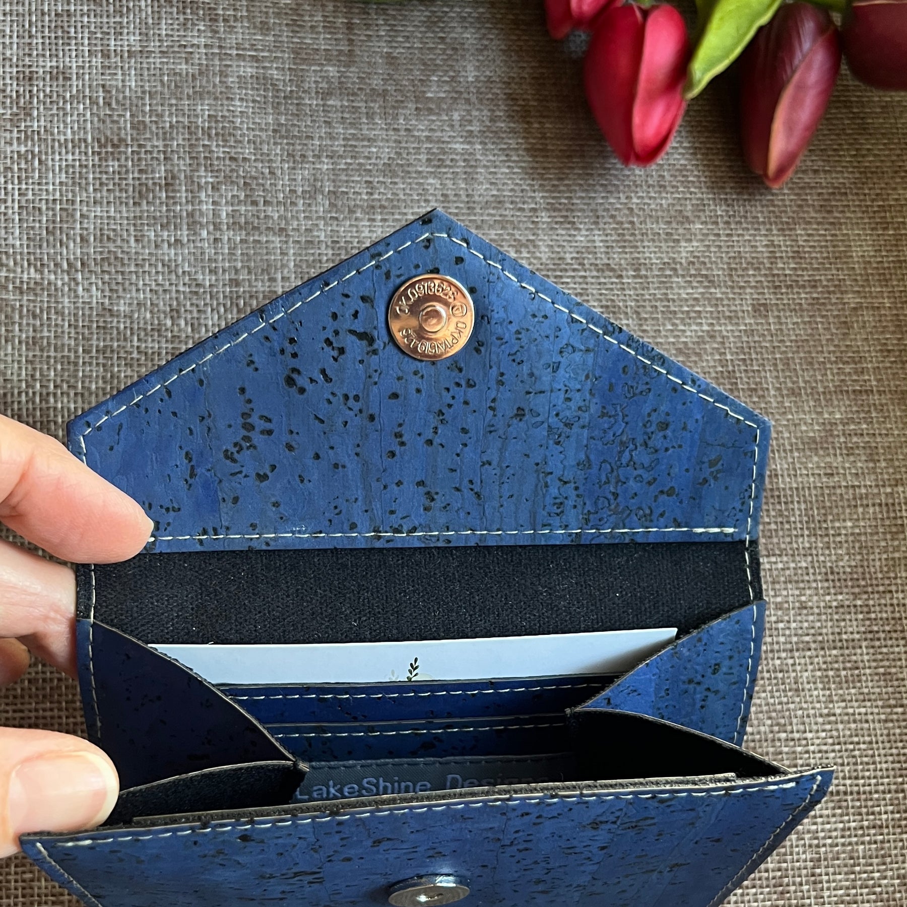 Mini Slimline Cork Wallet – Compact Wallet for Everyday Essentials