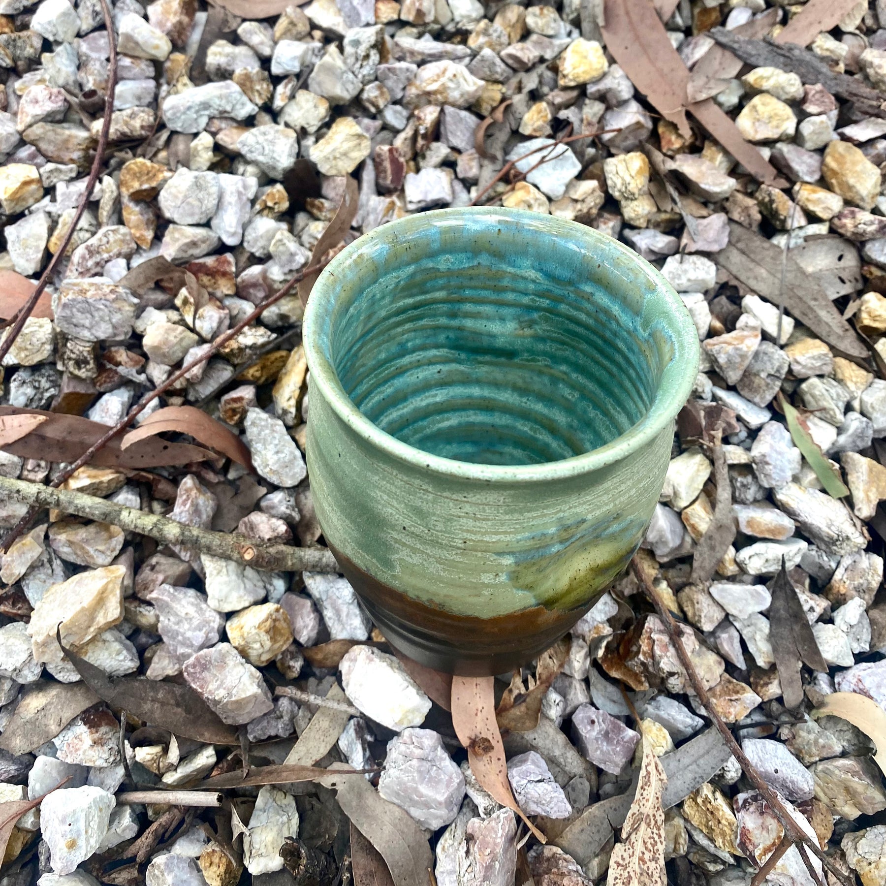 Travel Cup: Burly Head | Wheel Thrown Ceramic Cup
