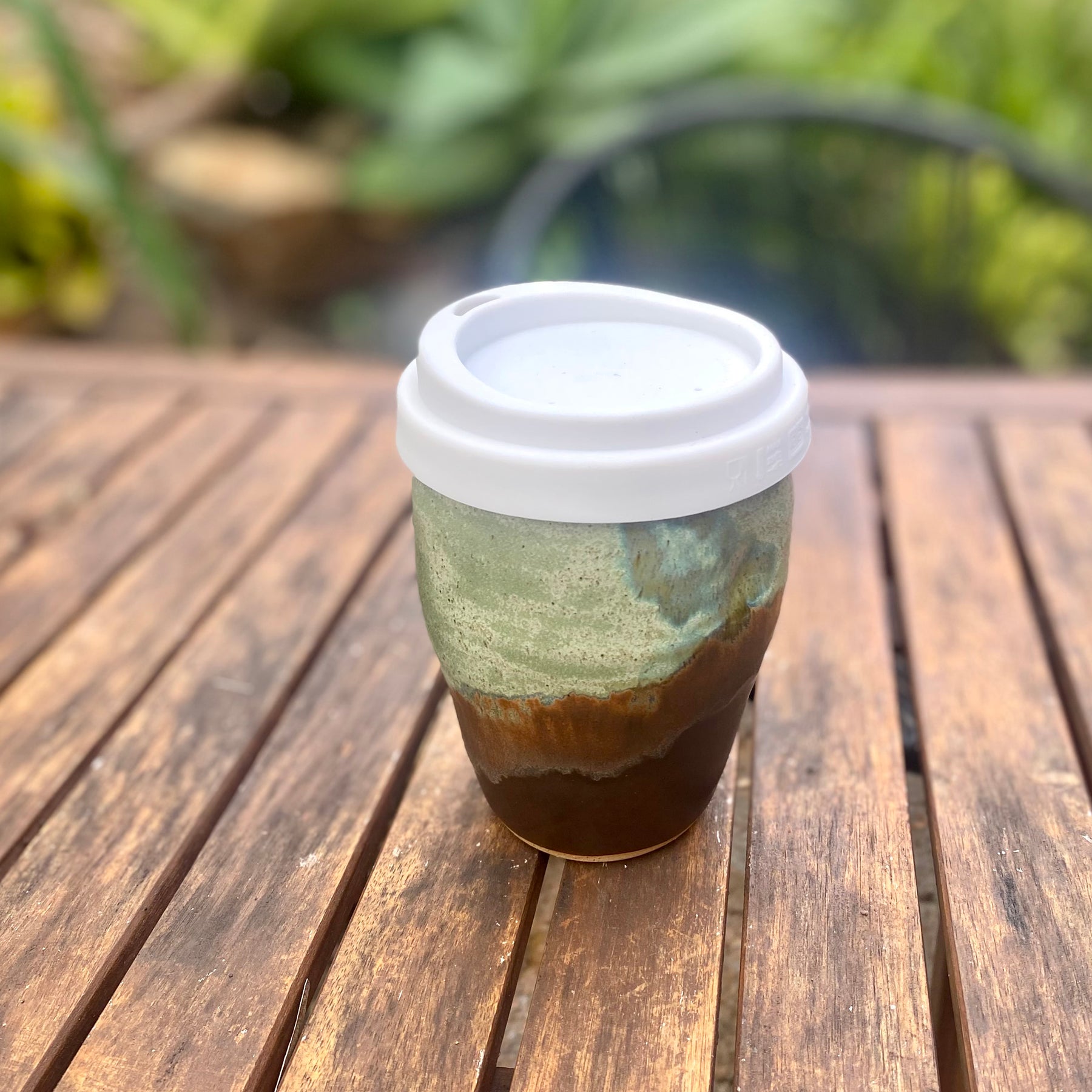 Travel Cup: Burly Head | Wheel Thrown Ceramic Cup