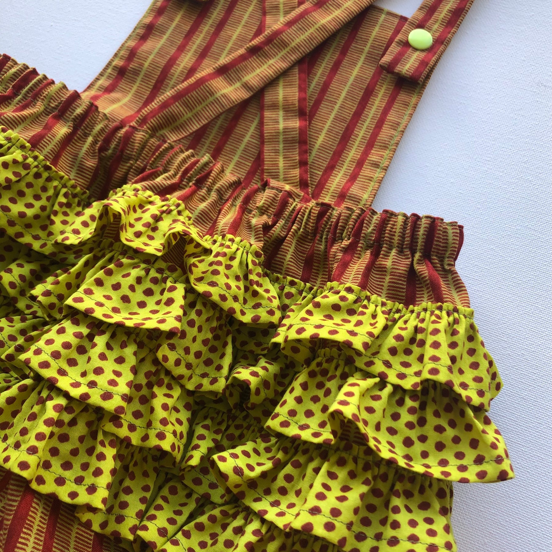 'SOMETHING OLD INTO SOMETHING NEW - Ruffle Bum Rompers'