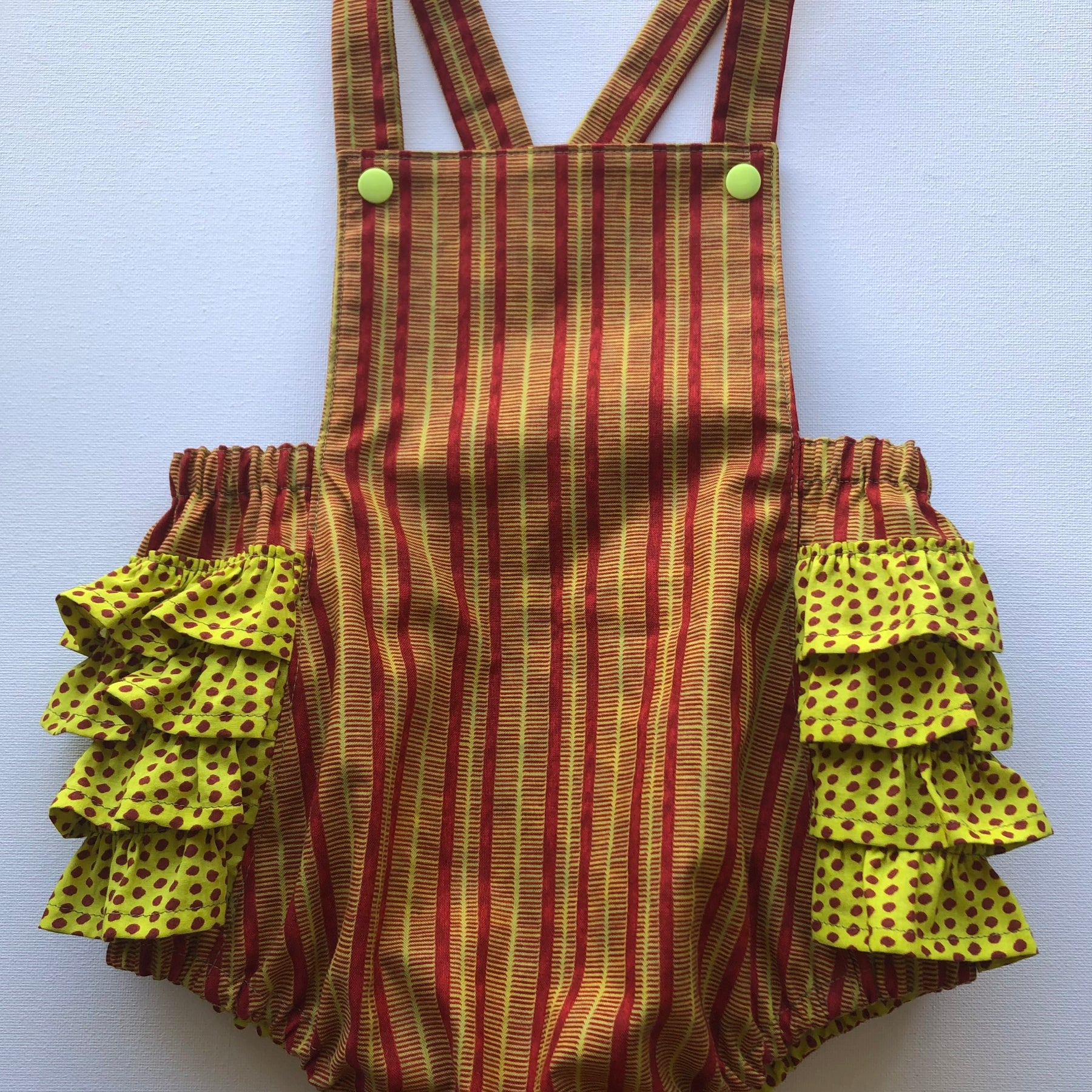 'SOMETHING OLD INTO SOMETHING NEW - Ruffle Bum Rompers'