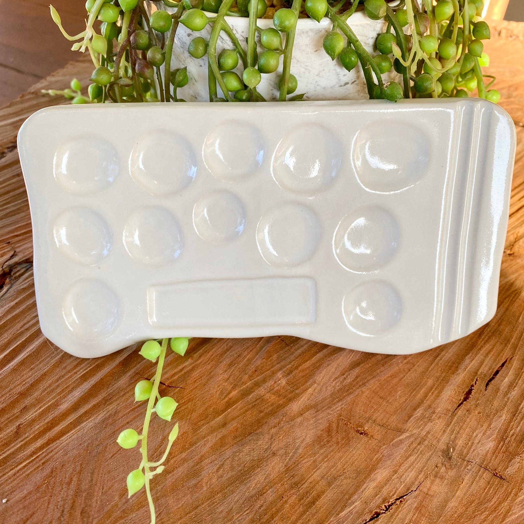 Handmade Ceramic Paint Palette |Handmade Pottery