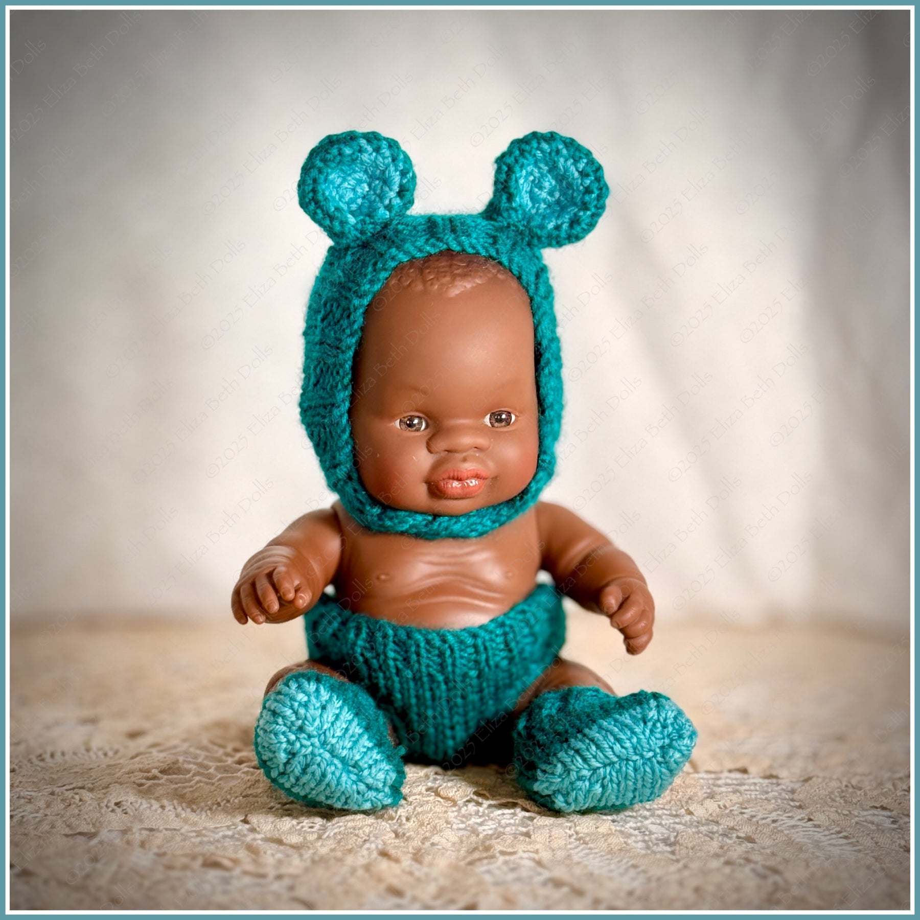 21cm Doll Outfit - Teddy Bear