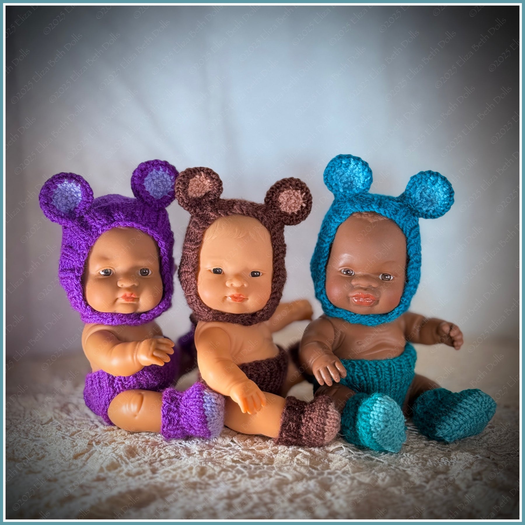21cm Doll Outfit - Teddy Bear