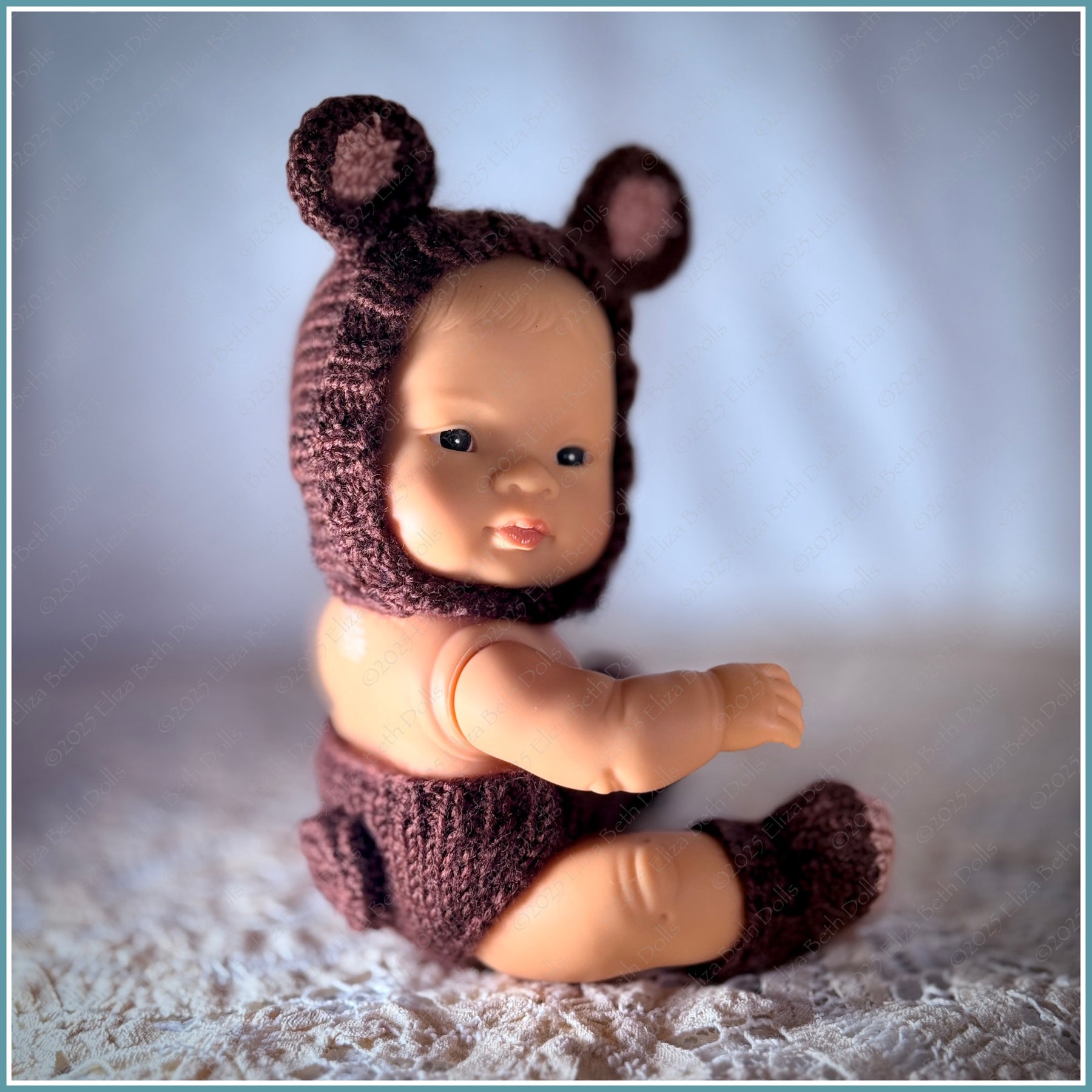 21cm Doll Outfit - Teddy Bear