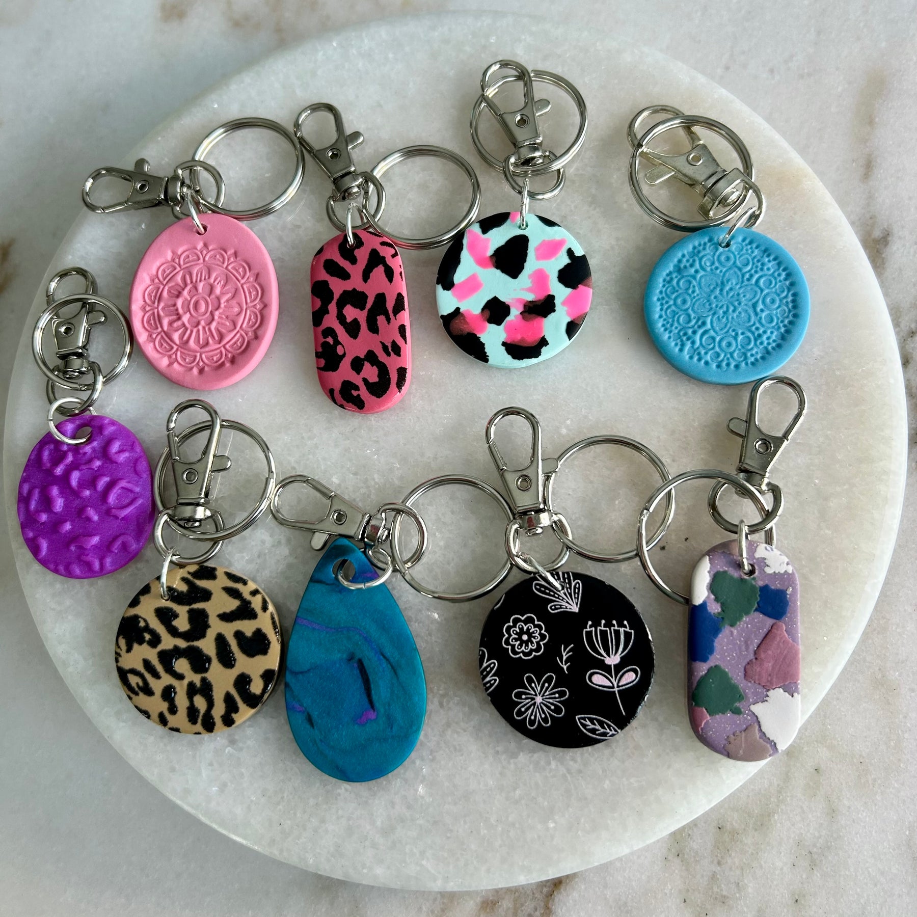 Polymer Clay Keyrings