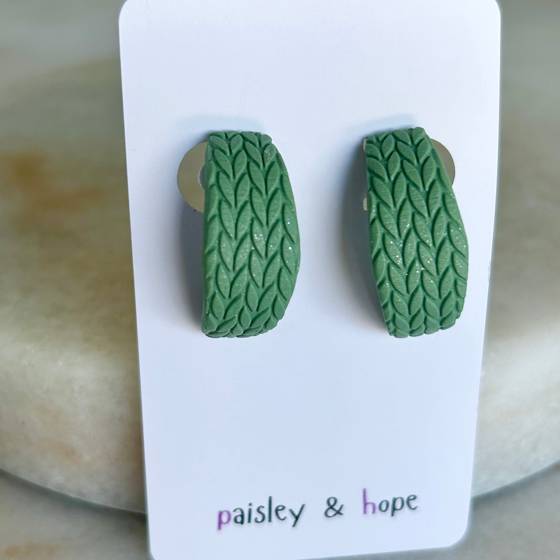 Polymer Clay Huggie - Choose Design