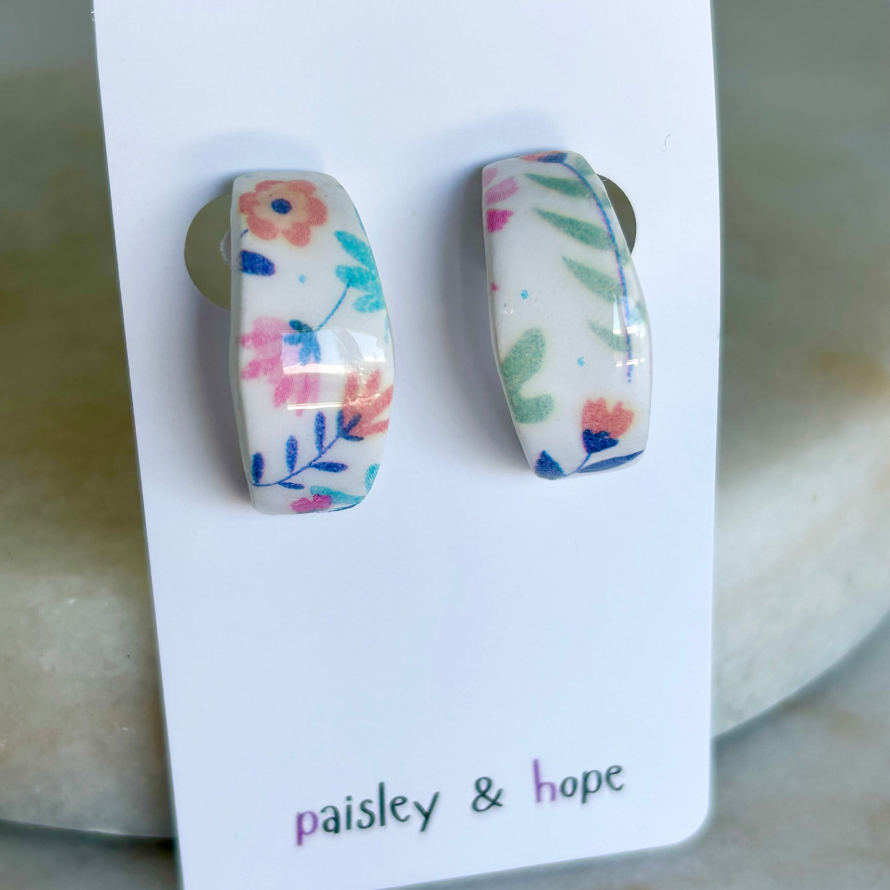 Polymer Clay Huggie - Choose Design