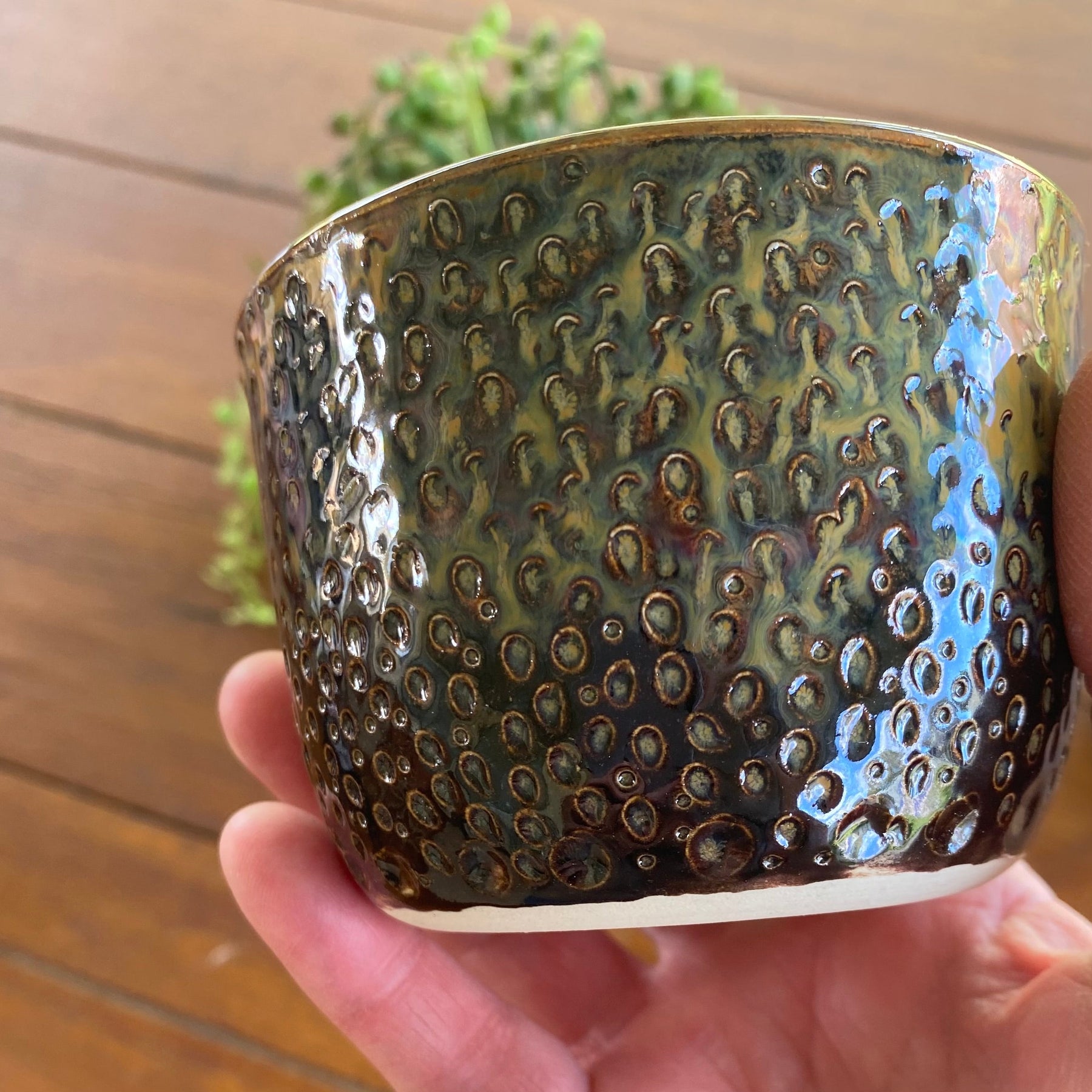 Ceramic Dessert Set for 1 | Dimple Jug and Bowl|Handmade Pottery