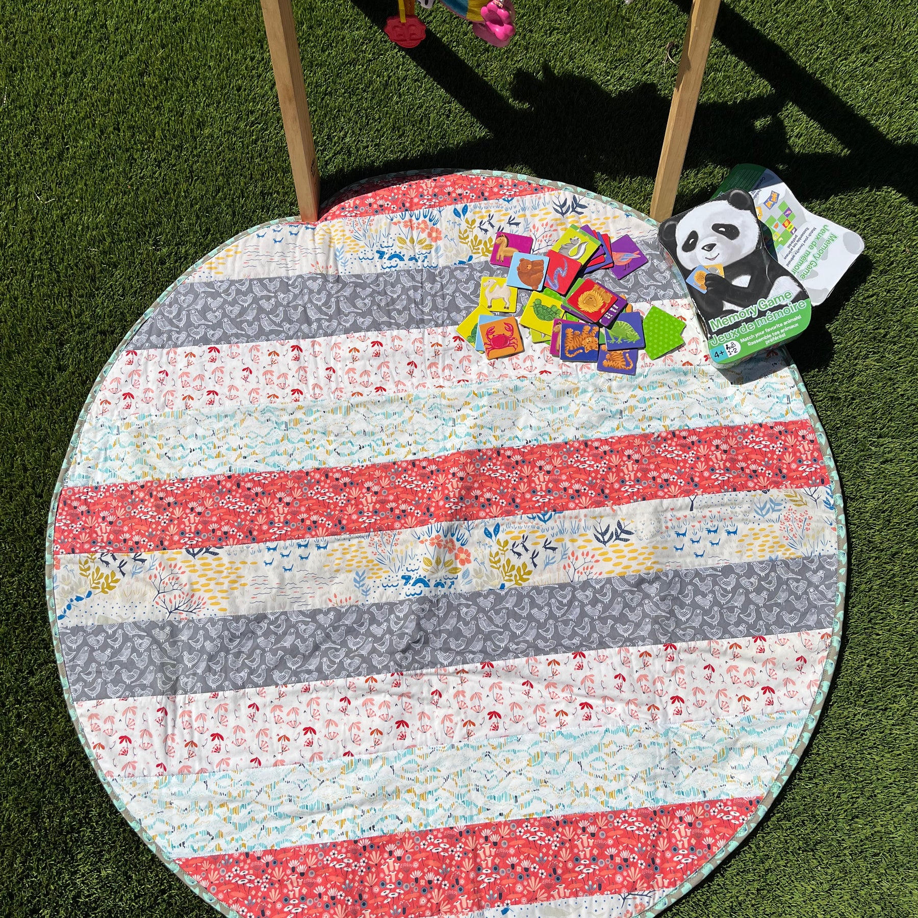 Organic Baby Play Mat | Reversible & Soft Tummy Time Mat Unique