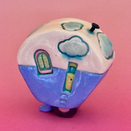 Small Retro Collectable Ceramic Caravan