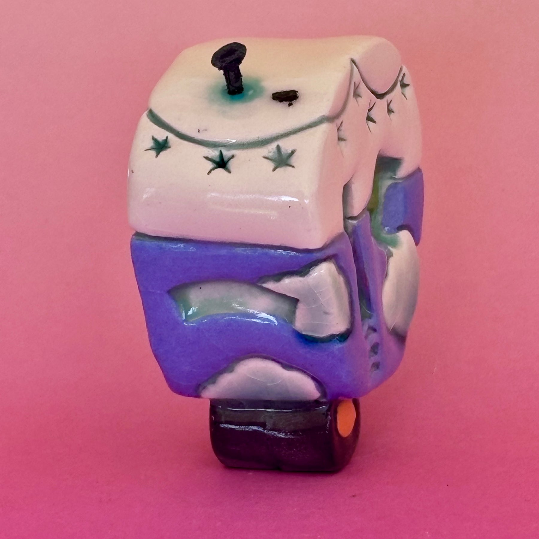 Small Retro Collectable Ceramic Caravan