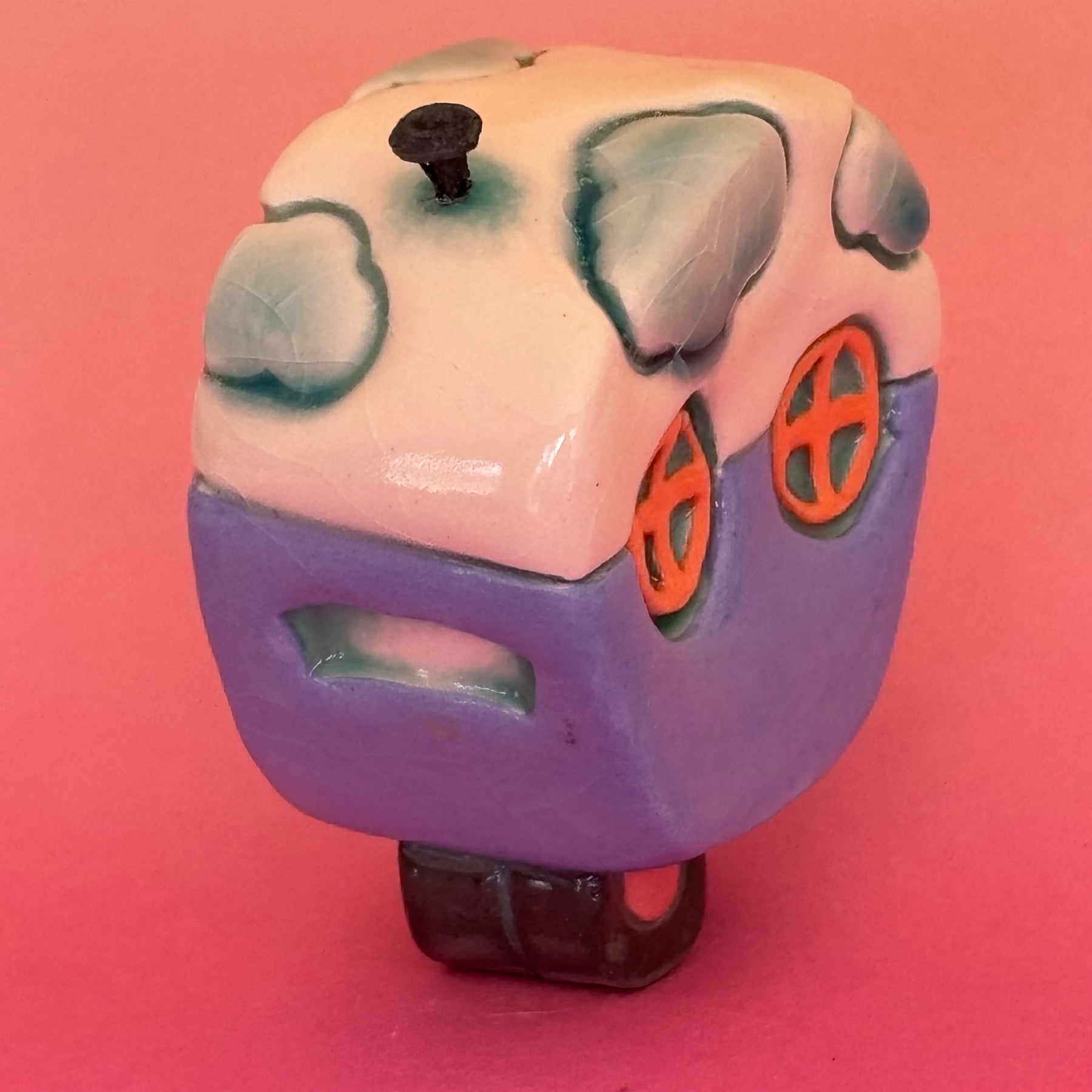 Small Retro Collectable Ceramic Caravan