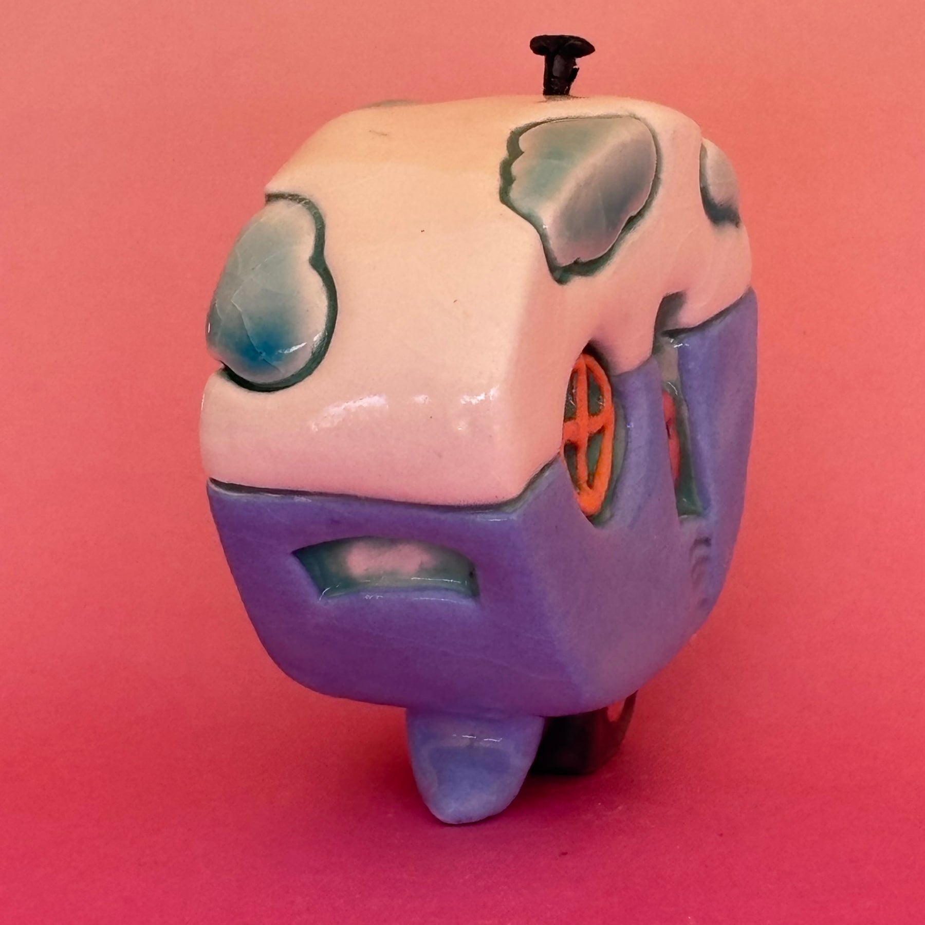 Small Retro Collectable Ceramic Caravan