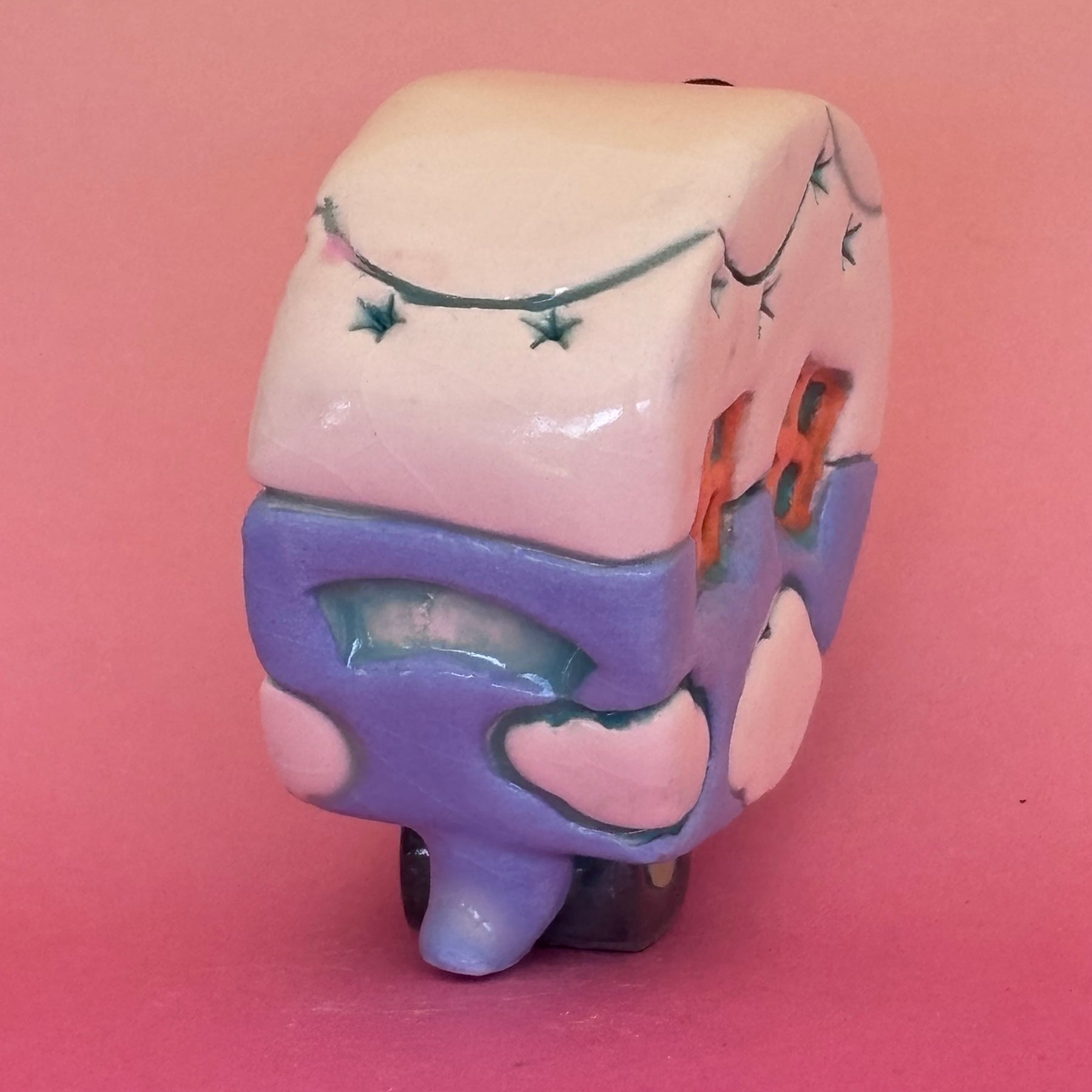 Small Retro Collectable Ceramic Caravan