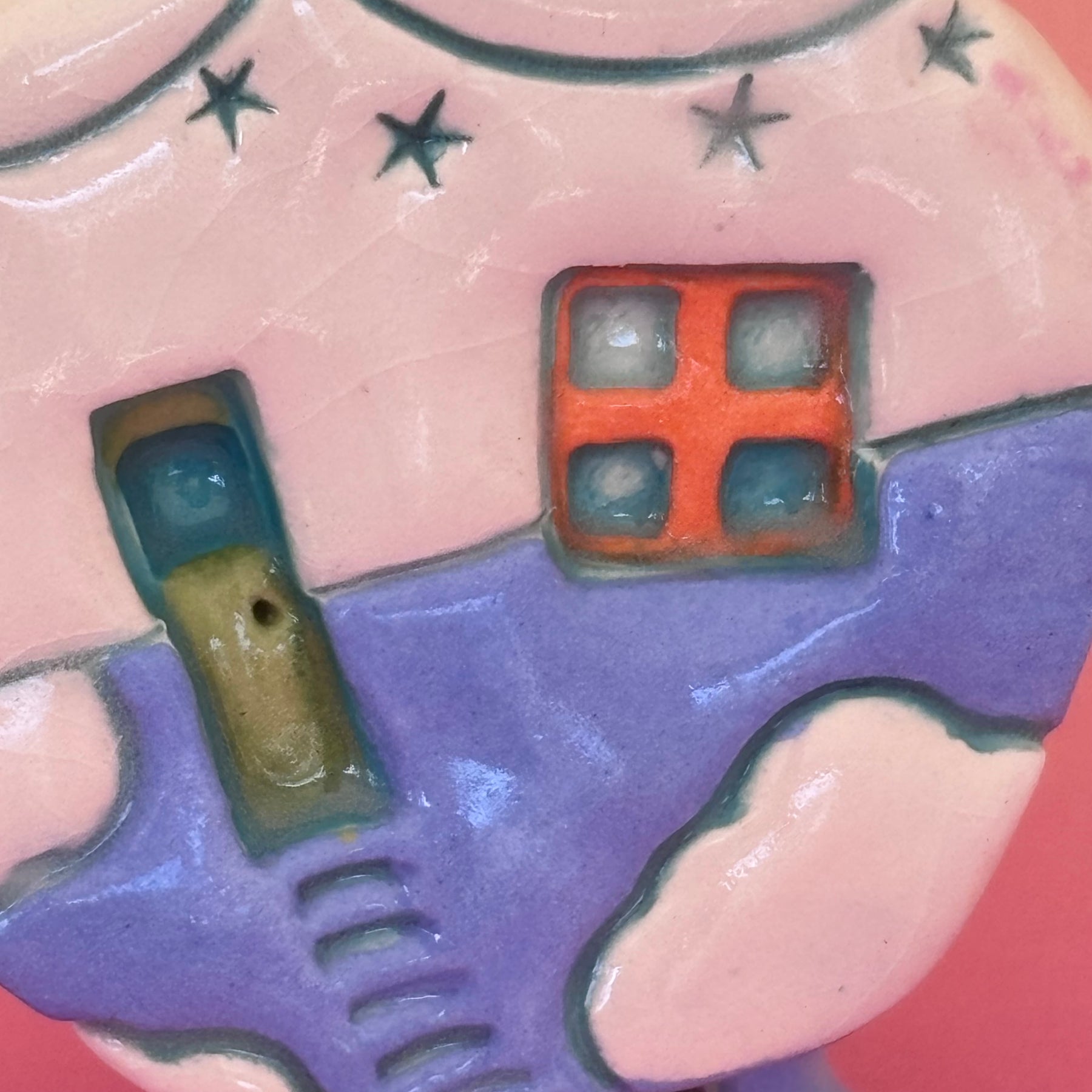 Small Retro Collectable Ceramic Caravan