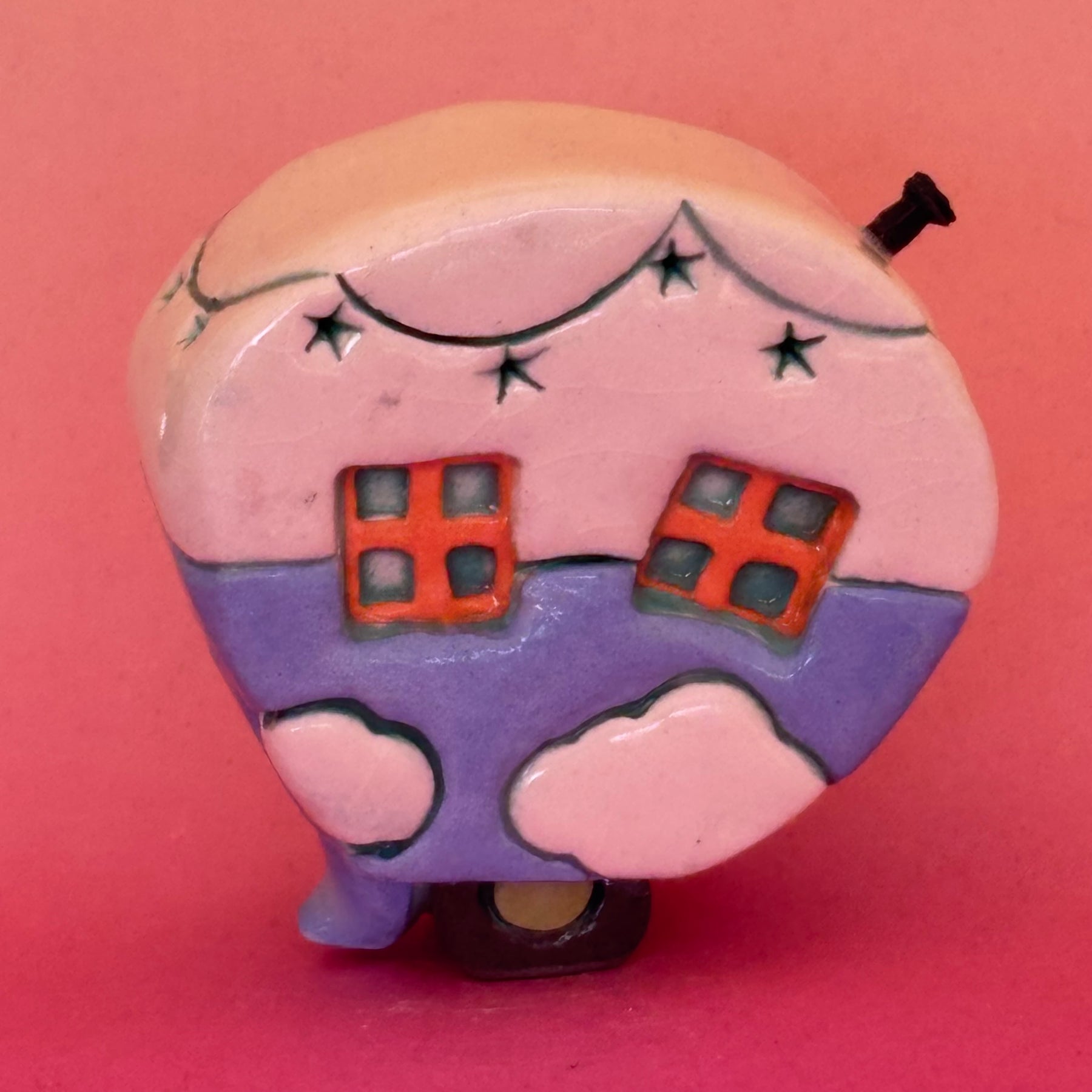 Small Retro Collectable Ceramic Caravan
