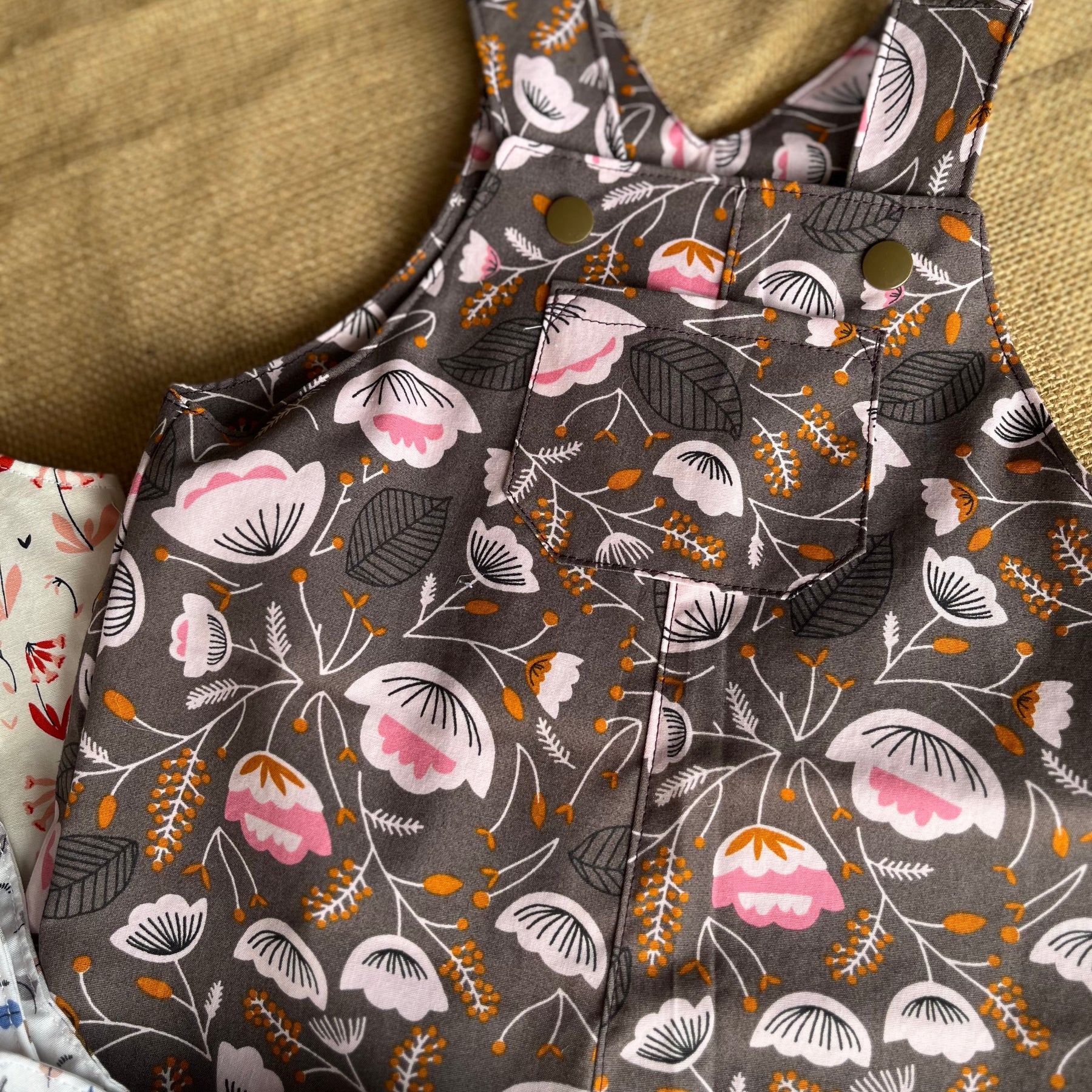 Choice of 3 baby overalls | size00 | organic fabric