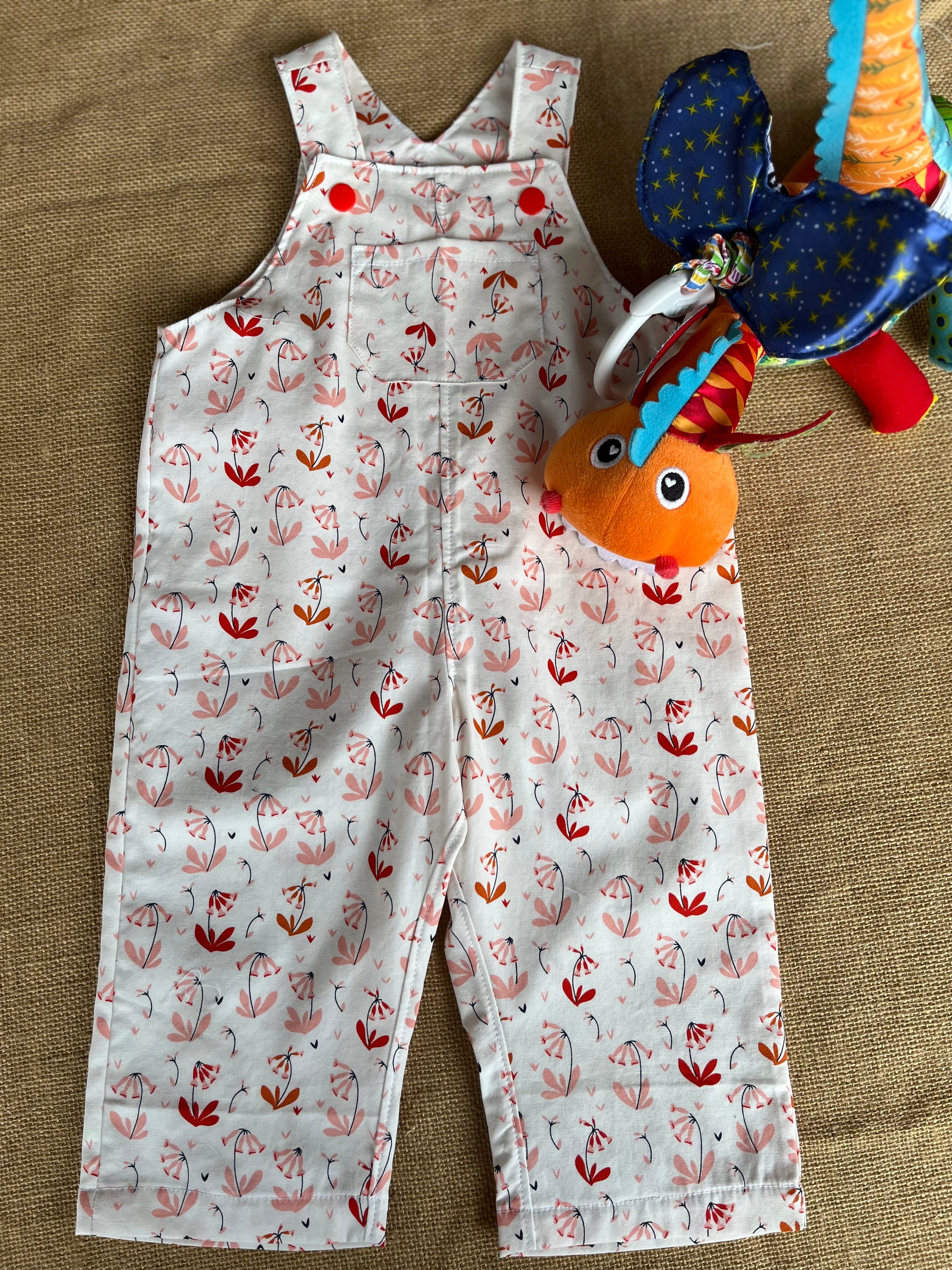 Choice of 3 baby overalls | size00 | organic fabric