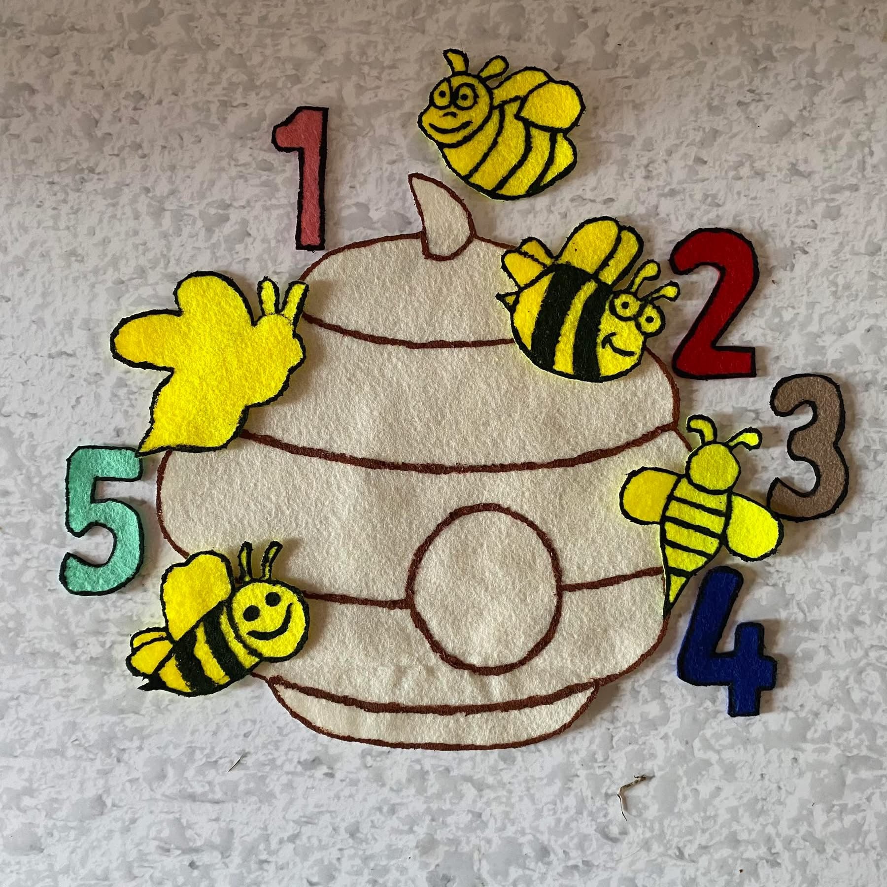 Counting Rhyme Felt Sets