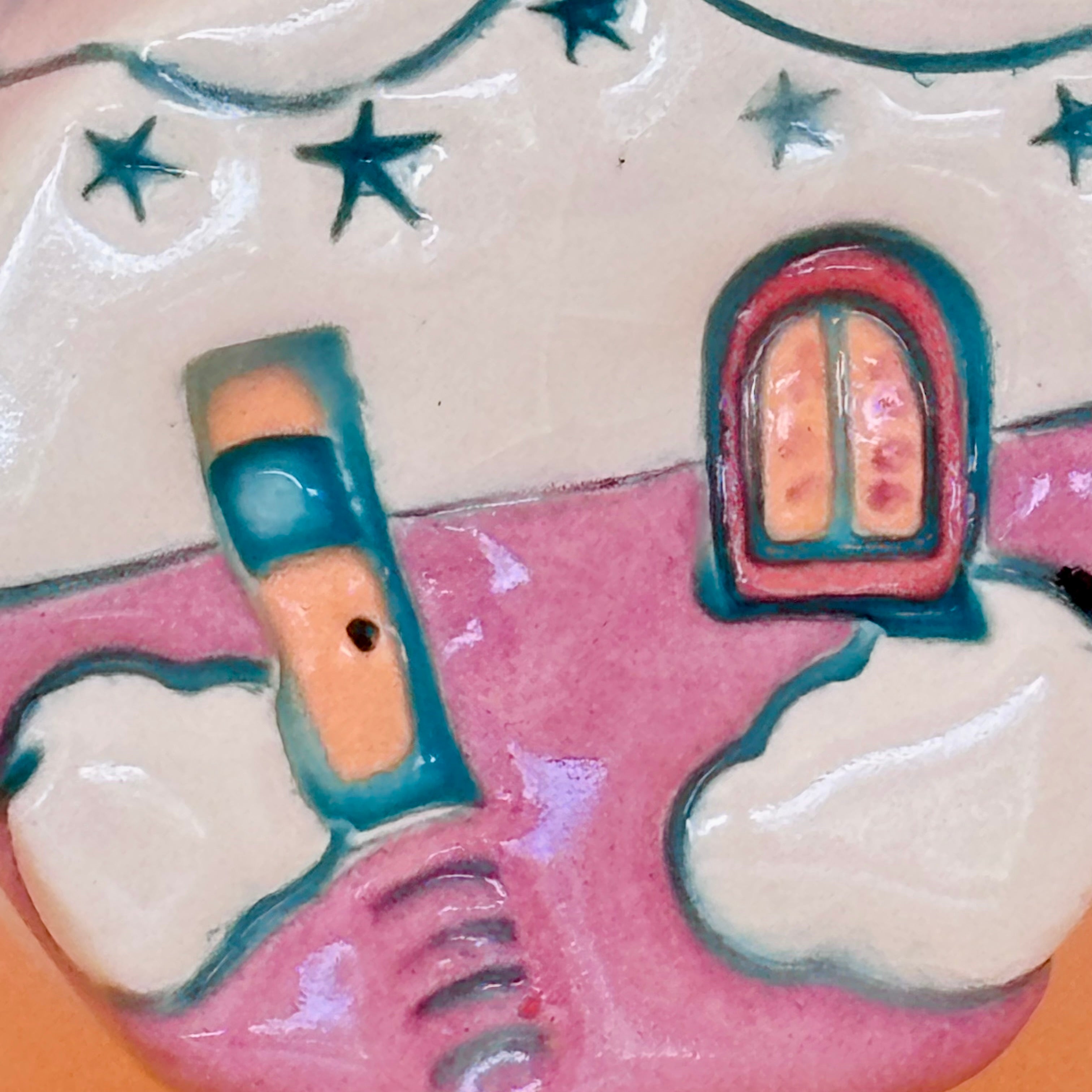 Small Retro Collectable Ceramic Caravan