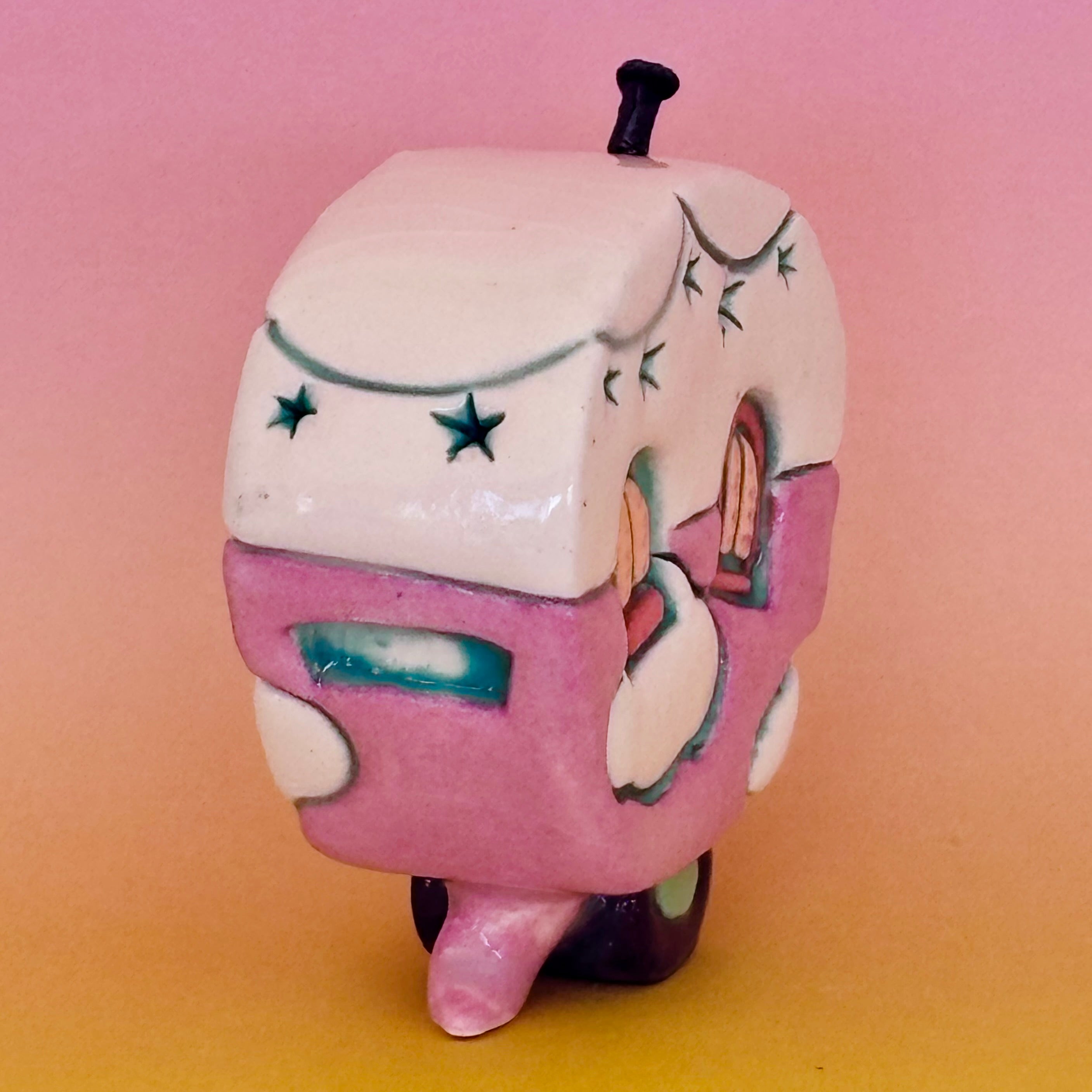 Small Retro Collectable Ceramic Caravan