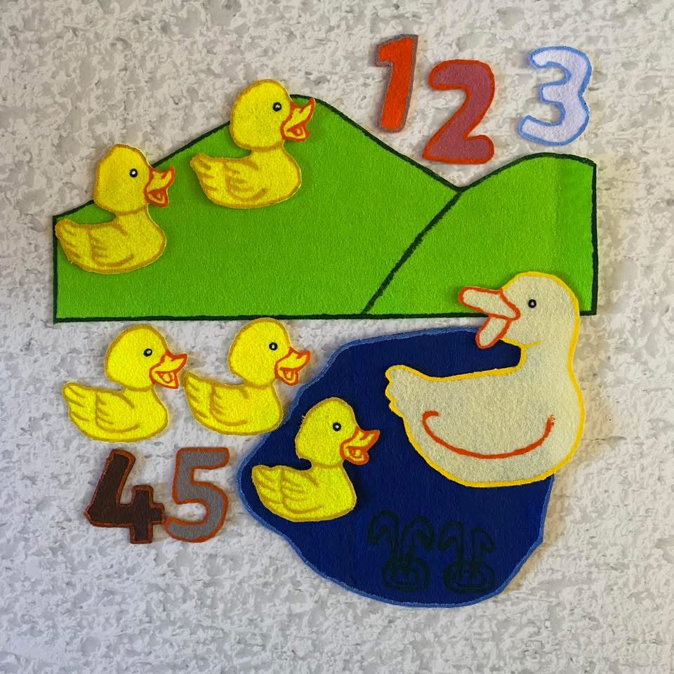 Counting Rhyme Felt Sets