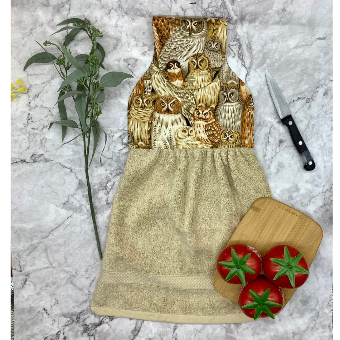 Owls hanging hand towel - 3 Designs