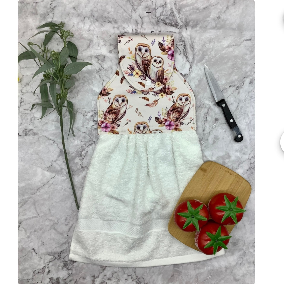 Owls hanging hand towel - 3 Designs