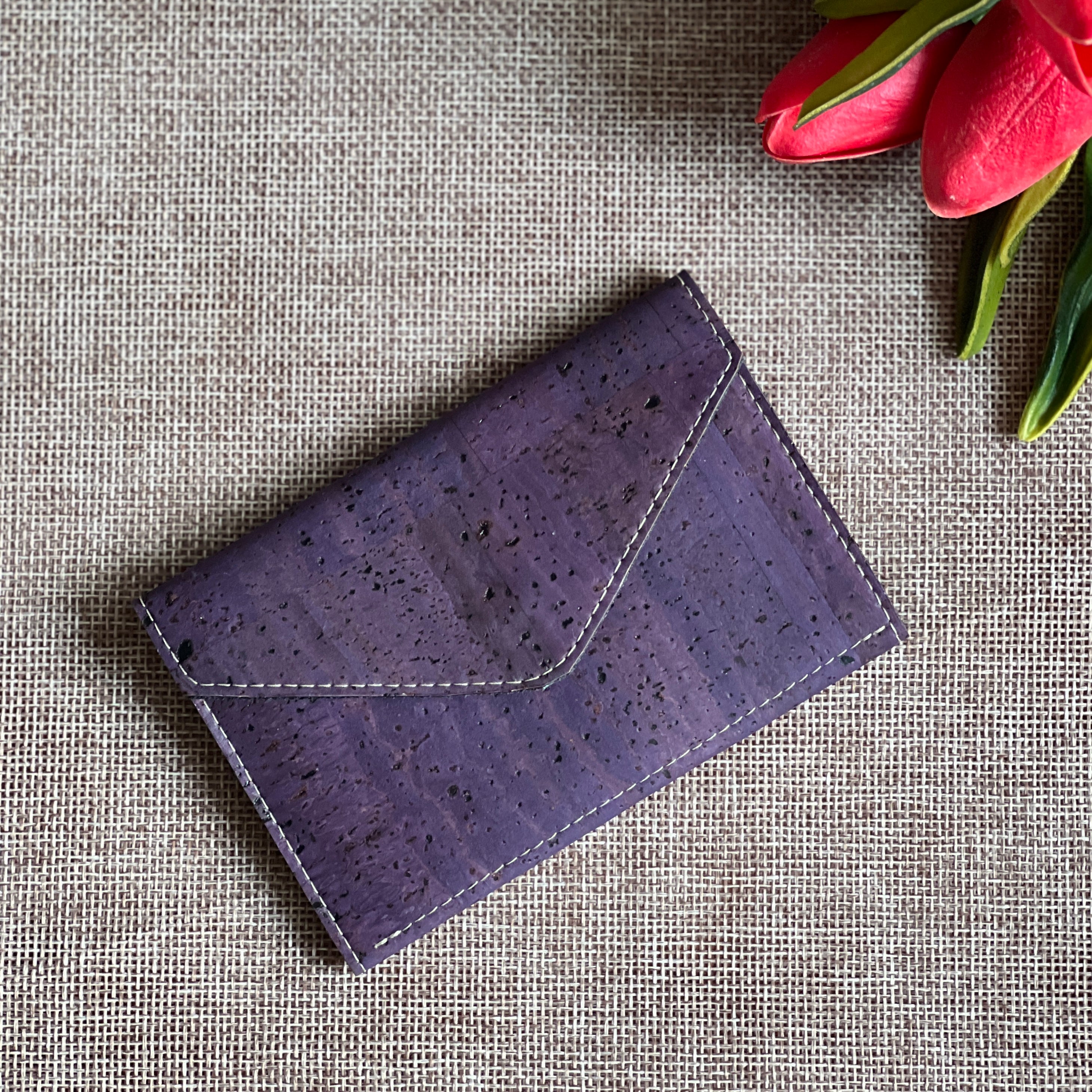 Mini Slimline Cork Wallet – Compact Wallet for Everyday Essentials