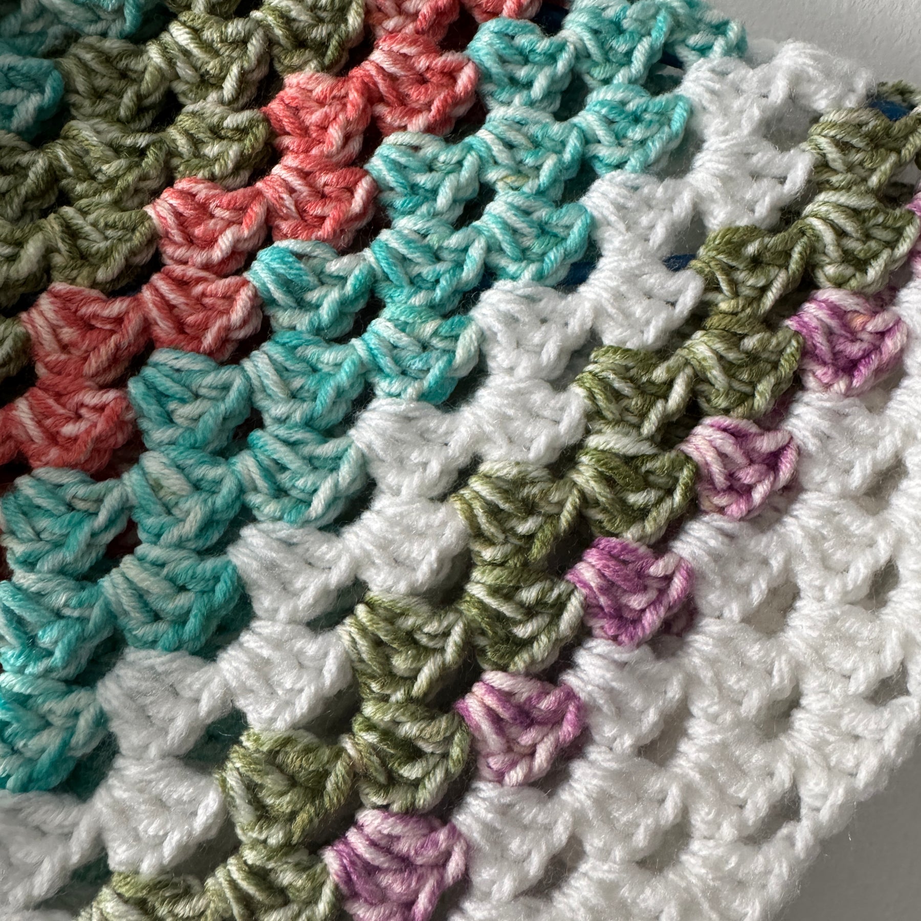 Crochet Childrens Ponchos | Various Varigated Colours & Sizes