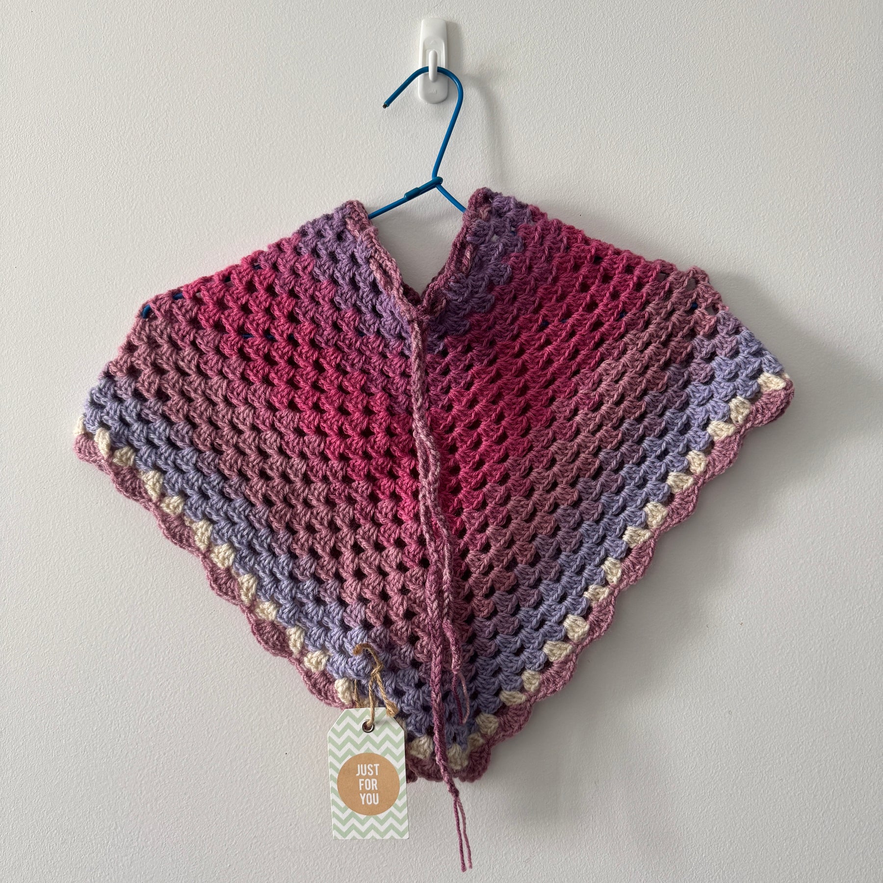 Crochet Childrens Ponchos | Various Varigated Colours & Sizes