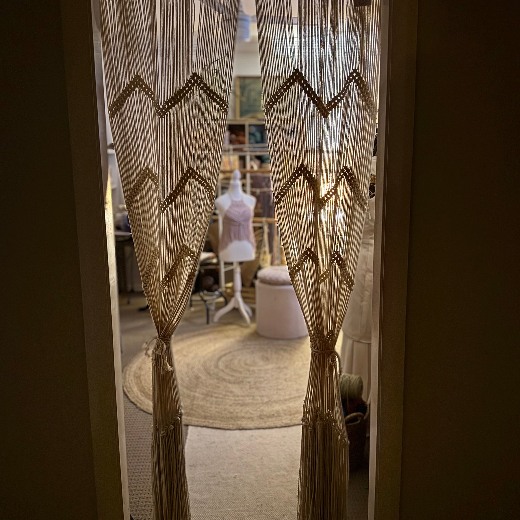Simplicity Macrame Curtain