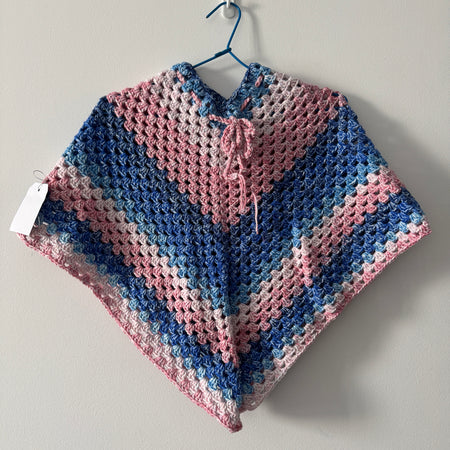 Crochet Childrens Ponchos | Various Varigated Colours & Sizes
