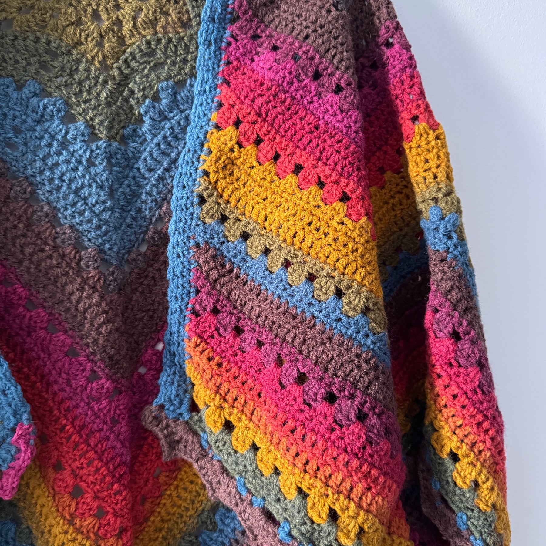 Crochet | Ladies Shawls & Vest| Various Rainbow + Black & White Colours