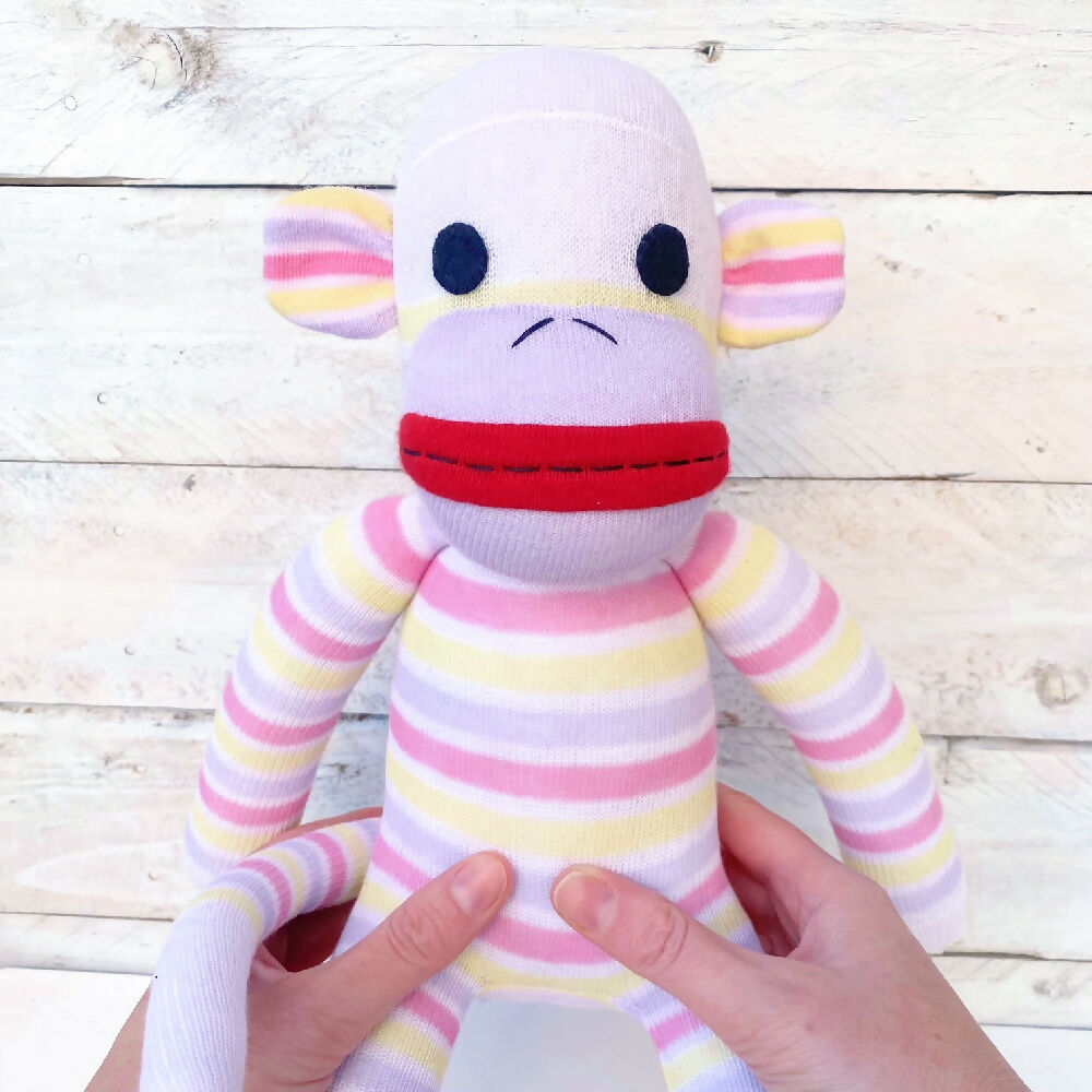 Candy-Sock Monkey-Soft Toy-5