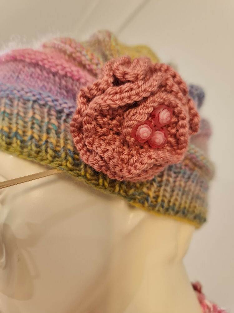 CLOCHE HAT pastel pinks (7)