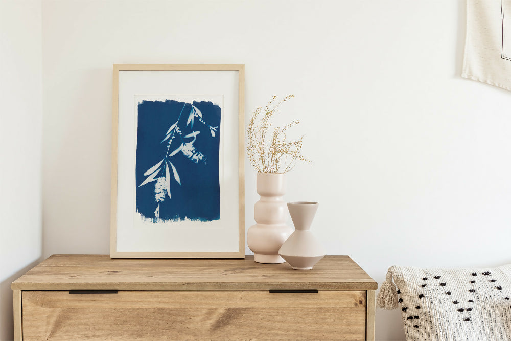 Cyanotype Art - Blue Bower Art - _0011_Bottlebrush