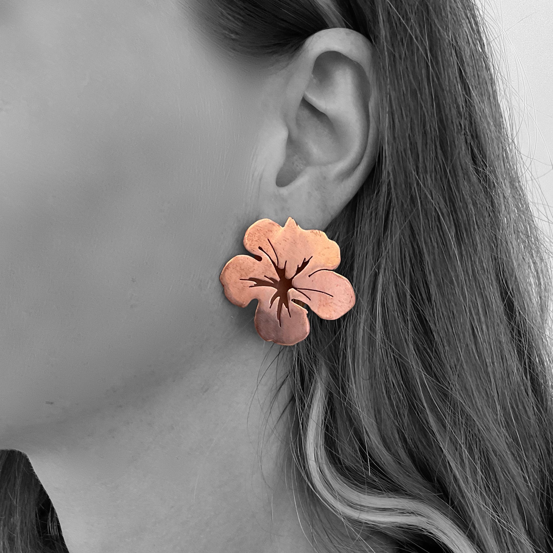 Ibiscus Earrings