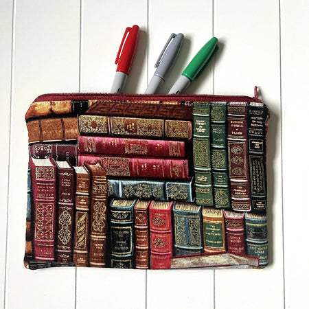 Antique books pencil case