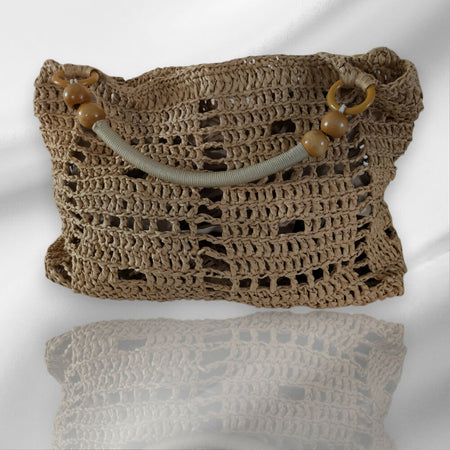 Solara Large Raffia Tote Bag