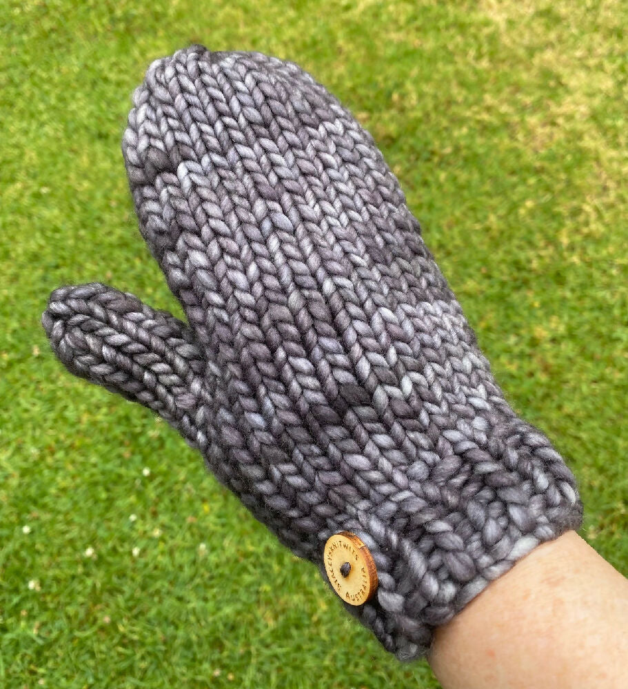 DOWNLOAD - Easy Mittens Knitting Pattern, Glove Knitting Pattern