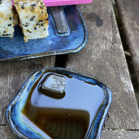 Ceramic Sushi Set - serving plate and sauce dish