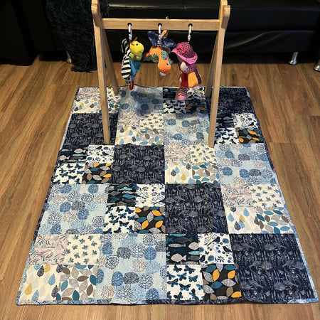 Patchwork baby play mat / quilt