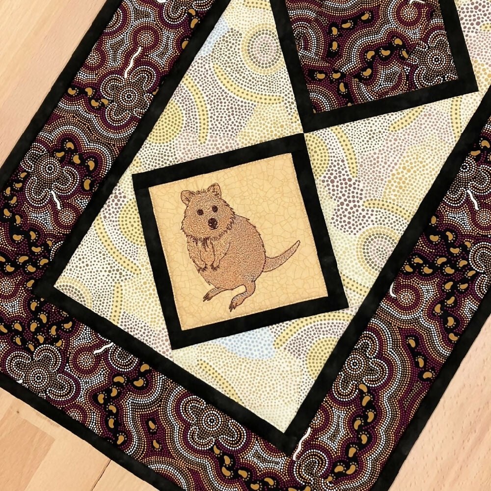 table-centre-handmade-Australian-native-quokka_2