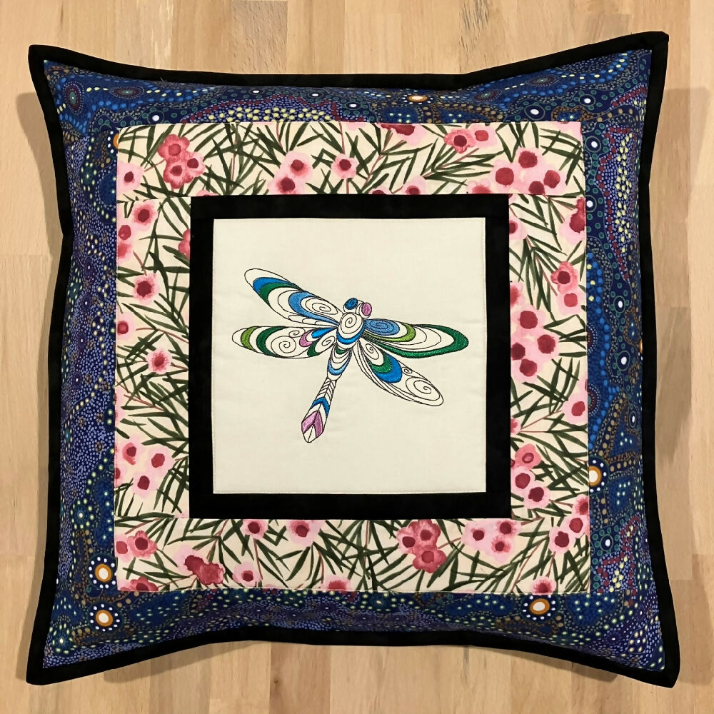 cushion-cover-handmade-Australia-dragonfly