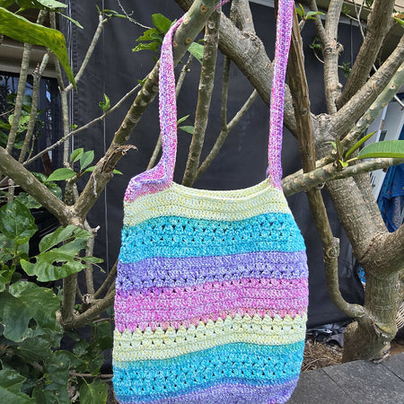 Handmade Crocheted Market Tote bag