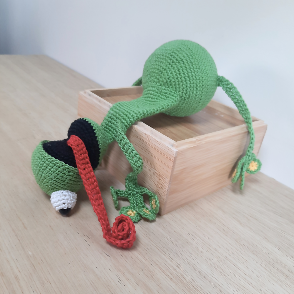 Squashed-frog-doorstop-box-side-view-Australian-made-watch-the-birdy-crochet