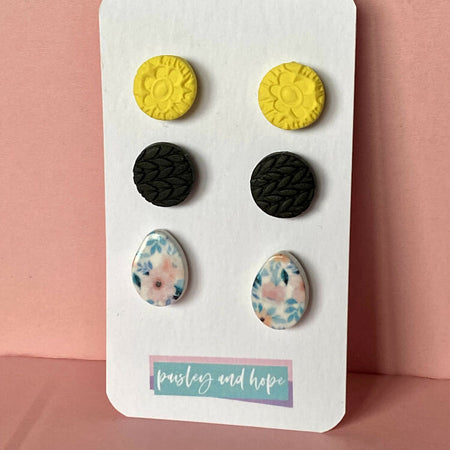 Polymer Clay Stud Pack - #2